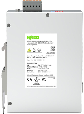 852-1813/010-001 WAGO Industrial Ethernet Switches Bild 2