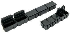 ESD SMD-Kleinbehälter-Set, schwarz, 9-324
