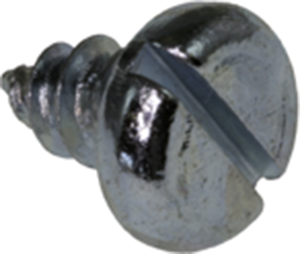 Zylinderkopfschraube, Schlitz, Ø 2.2 mm, 9.5 mm, Stahl, verzinkt, DIN 7971/ISO 1481