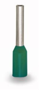 Isolierte Aderendhülse, 0,34 mm², 10 mm/6 mm lang, grün, 216-322
