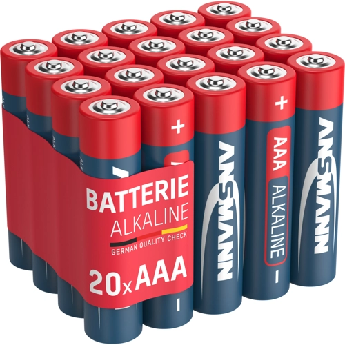 Alkali-Mangan-Batterie, 1.5 V, LR03, AAA, Rundzelle, 5015538, Packung mit 20 Stück
