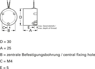 HT-D30-F-24VDC 100% ED Kendrion Kuhnke Haftmagnete Bild 3