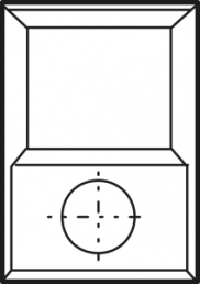 Kappe, schmal, (L x B x H) 17.1 x 12.3 x 6.3 mm, rot, für Kurzhubtaster DIGITAST, 719-5502-000