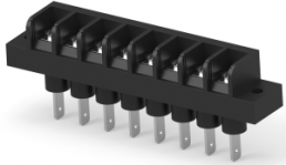 Leiterplattenklemme, 8-polig, 0,326-3,31 mm², 20 A, Schnellanschluss, schwarz, 1776897-8