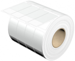 Polyvinylfluorid Kabelmarkierer, beschriftbar, (B x H) 24.5 x 62 mm, max. Bündel-Ø 13.7 mm, weiß, 1003420000