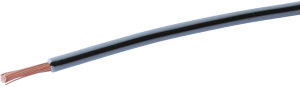 PVC-Fahrzeugleitung, FLRY-B, 0,75 mm², AWG 20, schwarz/grün, Außen-Ø 1,9 mm