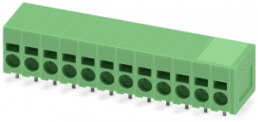 Leiterplattenklemme, 12-polig, RM 5 mm, 0,2-4,0 mm², 23 A, Federklemmanschluss, grün, 1732483