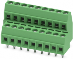 Leiterplattenklemme, 18-polig, RM 3.5 mm, 0,14-1,5 mm², 8 A, Schraubanschluss, grün, 1751468