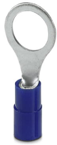 Isolierter Ringkabelschuh, 1,5-2,5 mm², AWG 16 bis 14, 8.5 mm, M8, blau