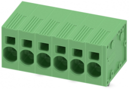 Leiterplattenklemme, 6-polig, RM 7.5 mm, 0,2-10 mm², 41 A, Federklemmanschluss, grün, 1719231