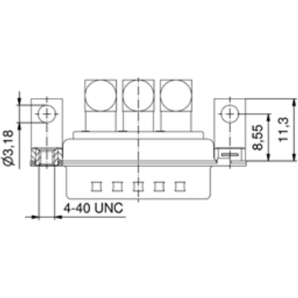 303W3CSXX78N20X CONEC D-Sub Steckverbinder Bild 2