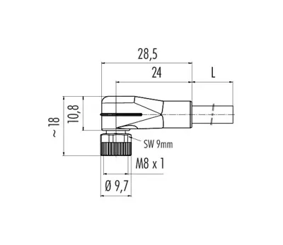 79 3384 42 04 binder Sensor-Aktor Kabel Bild 2