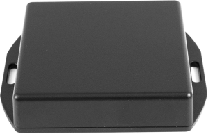 ABS Miniatur-Gehäuse, (L x B x H) 80 x 80 x 20 mm, schwarz (RAL 9004), IP54, 1551XFLBK