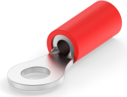 Isolierter Ringkabelschuh, 0,3-1,42 mm², AWG 22 bis 16, 3.51 mm, M3,5, rot