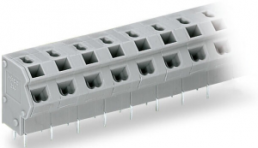 Leiterplattenklemme, 12-polig, RM 7.5 mm, 0,25-0,75 mm², 10 A, Push-in, grau, 254-262