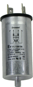 RFI Filter, 50 bis 60 Hz, 16 A, 110/250 VAC, 1 mH, Flachstecker 6,3 mm, F011-126/036