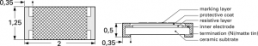 Widerstand, Dünnschicht, SMD 0805 (2012), 1 MΩ, 0.125 W, ±1 %, RT0805FRE071M