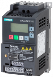 Frequenzumrichter, 1-phasig, 0.12 kW, 240 V, 0.9 A für SINAMICS Serie, 6SL3210-5BB11-2BV1