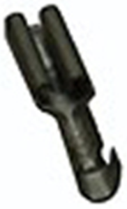 Unisolierte Flachsteckhülse, 2,8 x 0,8 mm, 0,5 bis 1,0 mm², Messing, verzinnt, 10 070 006