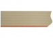 Flachbandleitung, 10-polig, Raster 0,635 mm, AWG 30, grau