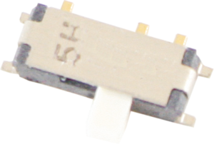 Schiebeschalter, Ein-Ein, 1-polig, abgewinkelt, 300 mA/4 VDC, CUS-12TB