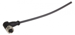 Sensor-Aktor Kabel, M12-Kabeldose, abgewinkelt auf offenes Ende, 3-polig, 7.5 m, PUR, schwarz, 21348700390075