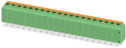 Leiterplattenklemme, 20-polig, RM 5.08 mm, 0,2-1,5 mm², 15 A, Federklemmanschluss, grün, 1729551