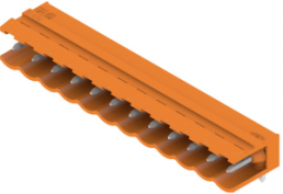 Stiftleiste, 12-polig, RM 5 mm, abgewinkelt, orange, 1571110000