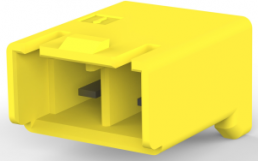 Buchsenleiste, 2-polig, RM 5 mm, gerade, gelb, 3-1376382-4