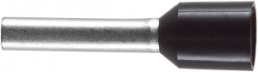 Isolierte Aderendhülse, 1,5 mm², 16 mm/10 mm lang, DIN 46228/4, schwarz, 61802068