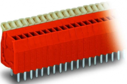 Leiterplattenklemme, 16-polig, RM 2.54 mm, 0,08-0,5 mm², 6 A, Käfigklemme, orange, 234-516