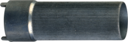 Schlüsselschalter, unbeleuchtet, Bund rund, schwarz, Frontring schwarz, Einbau-Ø 22 mm, ZA2BZ905