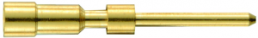 Stiftkontakt, 0,08-0,56 mm², AWG 28-20, Crimpanschluss, vergoldet, 09151006101