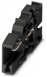 COMBI-Kupplung, Federzuganschluss, 0,08-4,0 mm², 1-polig, 24 A, 6 kV, schwarz, 3042189