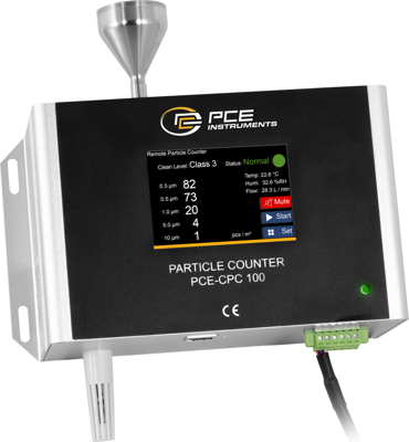 PCE-CPC 100 PCE Instruments Anemometer, Gas- und Druckmessgeräte Bild 1