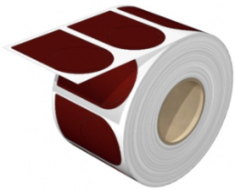 Polyester Gerätemarkierer, (L x B) 56 x 36 mm, rot, Rolle mit 1000 Stk