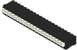 Leiterplattenklemme, 20-polig, RM 3.5 mm, 0,13-1,5 mm², 12 A, Federklemmanschluss, schwarz, 1871150000