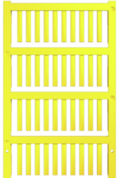 Polyamid Kabelmarkierer, beschriftbar, (B x H) 21 x 5.8 mm, max. Bündel-Ø 2.1 mm, gelb, 1318720000