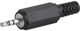 2.5 mm Klinkenstecker, 3-polig (stereo), Lötanschluss, Kunststoff, 4831.1310