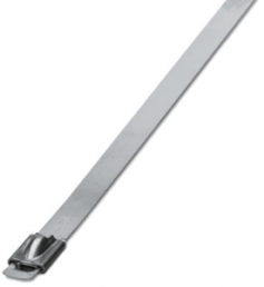 Kabelbinder, Edelstahl, (L x B) 679 x 7.9 mm, Bündel-Ø 203 mm, silber, UV-beständig, -80 bis 538 °C