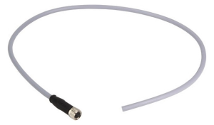 Sensor-Aktor Kabel, M8-Kabeldose, gerade auf offenes Ende, 4-polig, 0.5 m, PVC, grau, 21348100481005