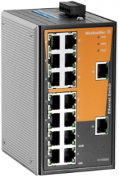 Ethernet Switch, unmanaged, 16 Ports, 100 Mbit/s, 12-48 VDC, 1241000000