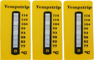 Temperatur-Indikator, 77 bis 116 °C, TK100S0802000