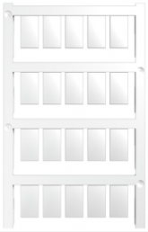 Polyamid Gerätemarkierer, (L x B) 17 x 9 mm, weiß, 200 Stk