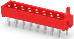 Stiftleiste, 16-polig, RM 1.27 mm, gerade, rot, 8-215464-6