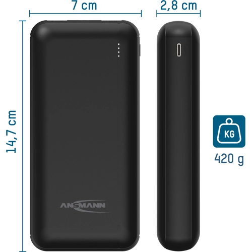 PB212 20000AH Ansmann Powerbanks, Zusatzakkus Bild 5