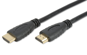 HDMI Kabel, HDMI Stecker Typ A auf HDMI Stecker Typ A, 0,5 m, schwarz
