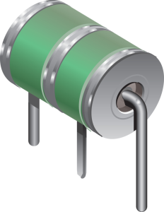 3-Elektroden-Ableiter, radial, 75 V, 10 kA, 2036-07-B2LF