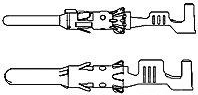 Stiftkontakt, 1,0-2,5 mm², AWG 17-13, Crimpanschluss, verzinnt, 929968-1