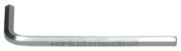 Stiftschlüssel, 4 mm, Sechskant, L 72 mm